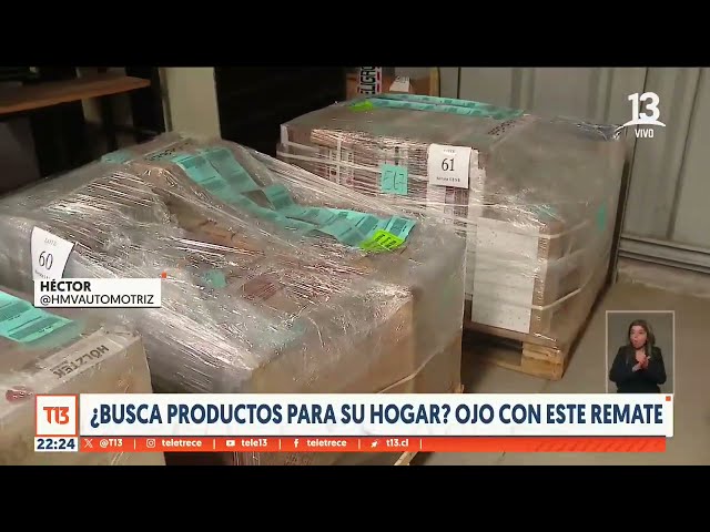 Remate de productos para el hogar: conozca dónde participar