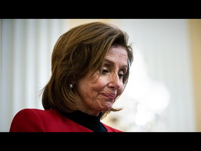 ⁣Wild moment Nancy Pelosi snaps at CNN anchor over question about Donald Trump