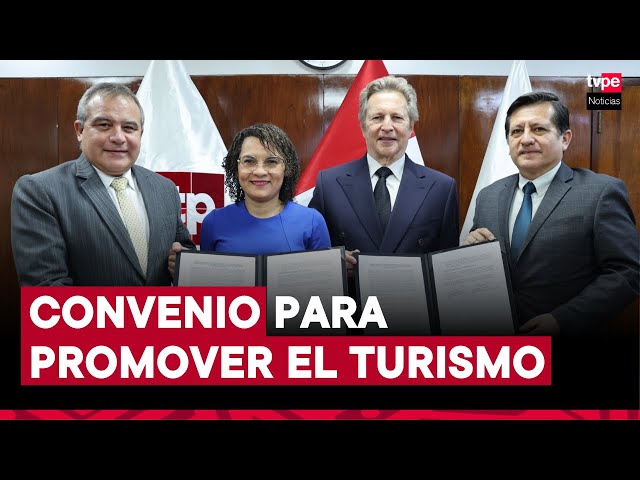 IRTP y Canatur firman convenio para promover el turismo en el Perú