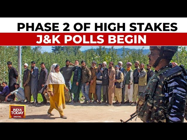 ⁣Voting Begins For 2nd Phase Of Jammu & Kashmir Assembly Polls Across 26 Seats | India Today News