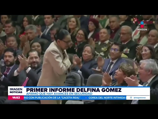 ⁣Delfina Gómez presenta su primer informe de gobierno | Noticias con Crystal Mendivil