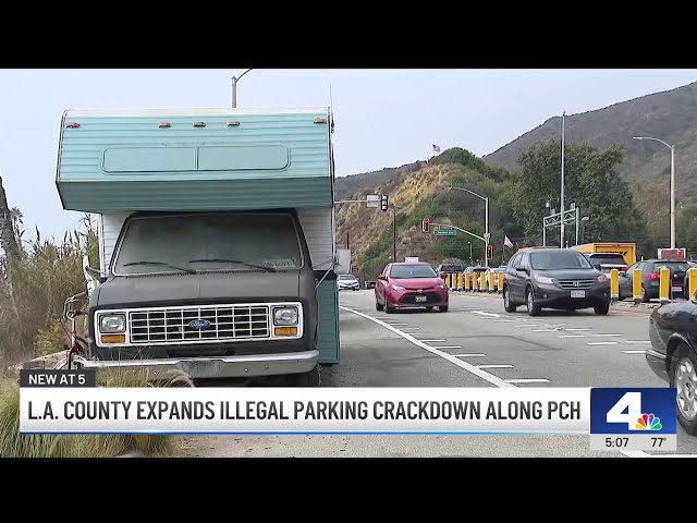 LA County cracks down on overnight parking on PCH