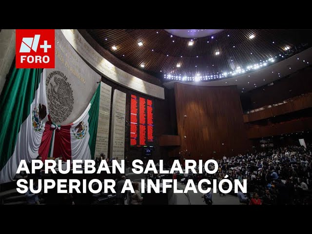 ⁣Diputados aprueban salario por arriba de la inflación, ¿Cómo queda? - Las Noticias