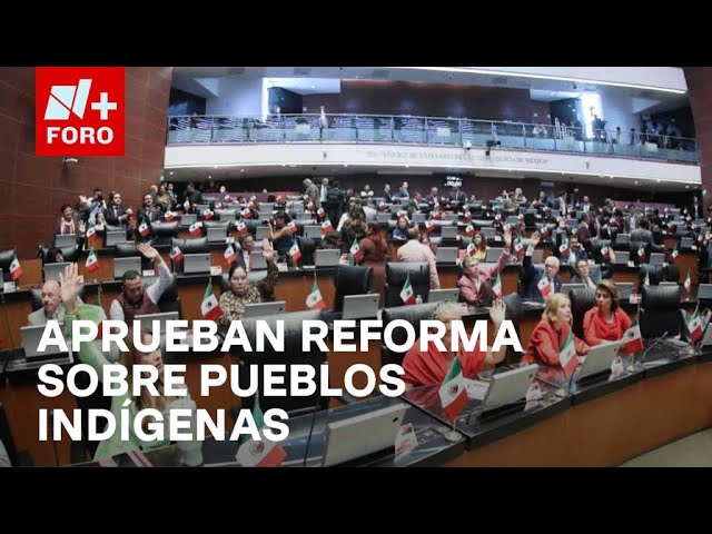 ⁣Senado aprueba reforma sobre pueblos indígenas y afromexicanos - En Una Hora