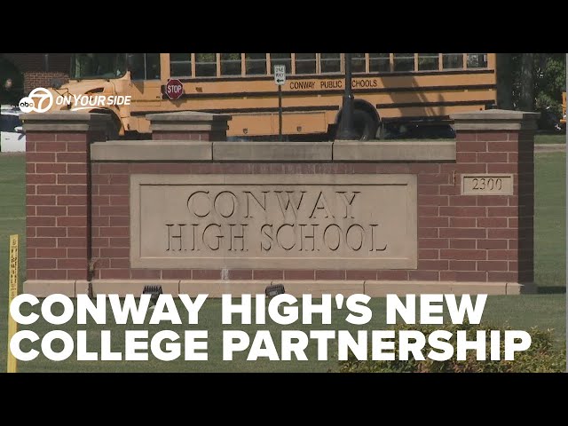 Conway High and UACCM launch new free concurrent credit program