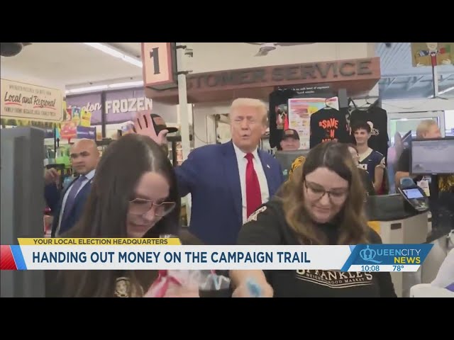 ⁣Law professor discusses Trump's grocery store gifts during PA campaign stop