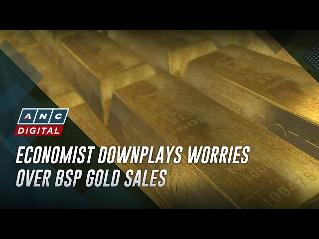 Economist downplays worries over BSP gold sales