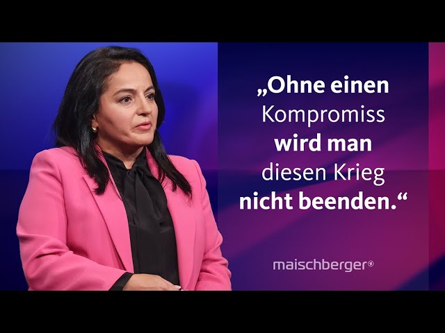 ⁣Sevim Dağdelen und Thorsten Frei über Waffenlieferungen und eine gemeinsame Koalition | maischberger