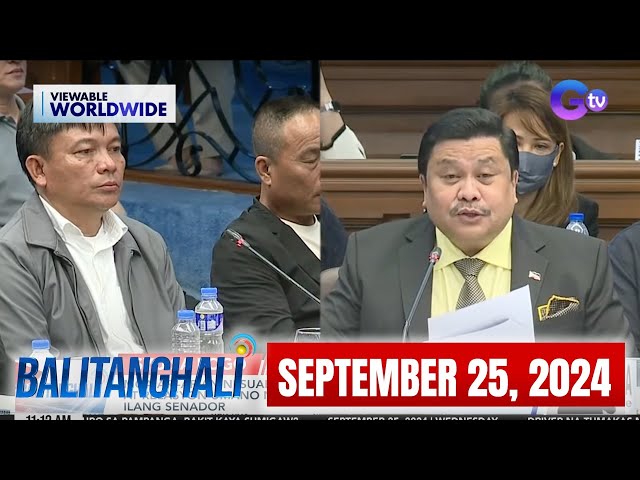 ⁣Balitanghali Express: September 25, 2024