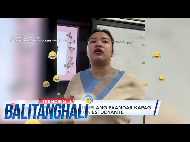 ⁣Teacher, may kuwelang paandar kapag pasaway ang mga estudyante | Balitanghali