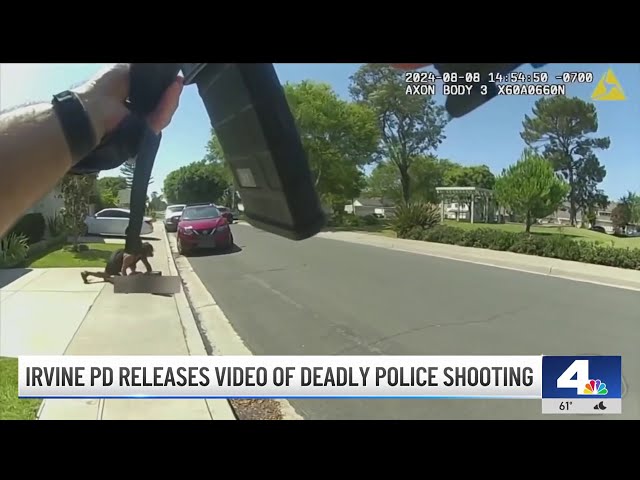 Irvine police release body cam footage of deadly shooting