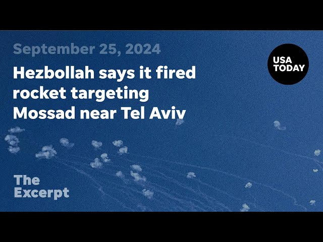 ⁣Hezbollah says it fired rocket targeting Mossad near Tel Aviv | The Excerpt