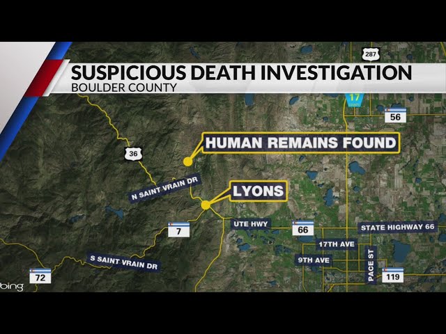 Suspicious death investigation in Boulder County