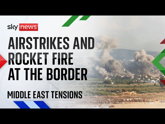 Watch live: Israel-Lebanon border after Hezbollah launch ballistic missile at Mossad HQ in Tel Aviv