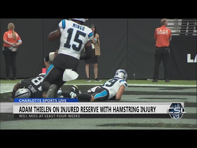 Panthers placing Thielen on injured reserve with hamstring injury