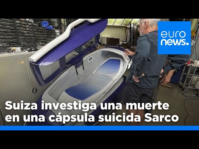 ⁣La Policía detiene a varias personas en Suiza por una muerte en la cápsula suicida Sarco