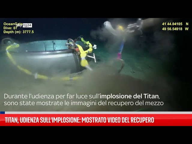 ⁣Titan, udienza sull’implosione: mostrato video del recupero