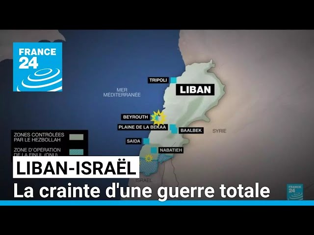 ⁣Escalade de la tension entre le Liban et Israël : la crainte d'une guerre totale • FRANCE 24