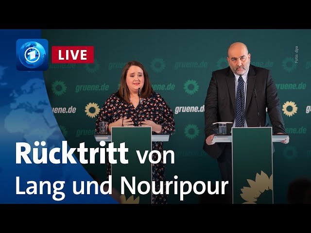 Grünen-Spitze: Lang und Nouripour treten zurück