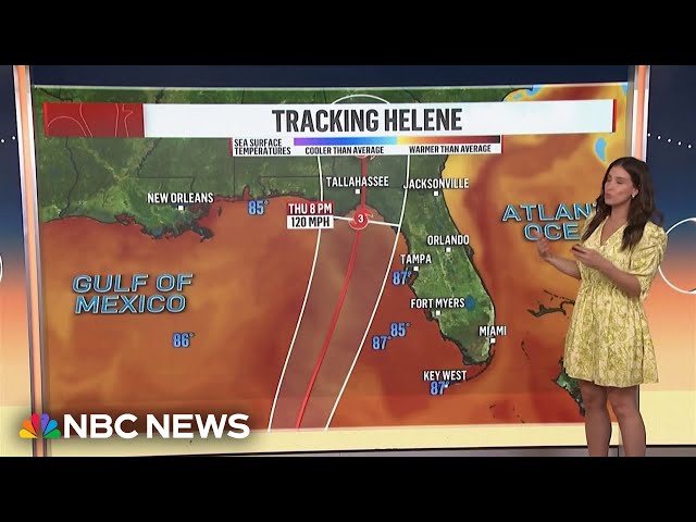 Florida braces for Helene to hit, potentially as a Category 3 hurricane