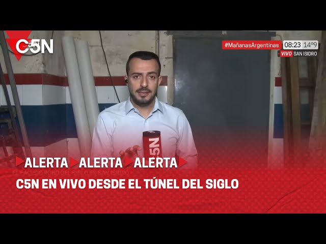 ⁣C5N EN VIVO DESDE EL TÚNEL DEL SIGLO