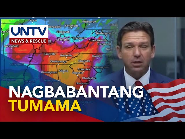 ⁣Category 4 hurricane, nagbabadyang tumama sa Florida; State of emergency, idineklara