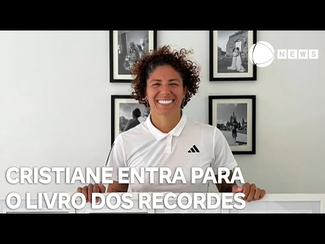 ⁣Atacante Cristiane entra para o livro dos recordes