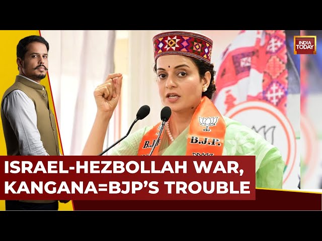 ⁣5ive Live: Israel-Hezbollah War | Kangana Ranaut's Attack On Farmers | Shiv Aroor | India Today