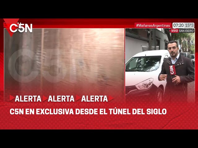 ⁣C5N EN EXCLUSIVA DESDE EL TÚNEL DEL SIGLO