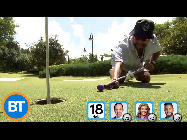 ⁣BT hosts go head-to-head at Fantasia Fairways Miniature Golf