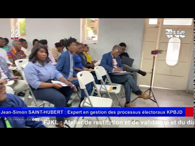 FJKL : Atelier de restitution et de validation et du diagnostic des structures Politiques.