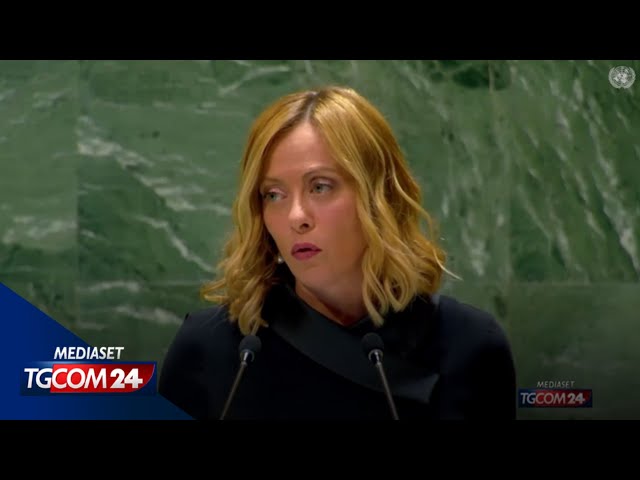 ⁣Meloni all'Onu: "Effetto domino dall'aggressione russa"