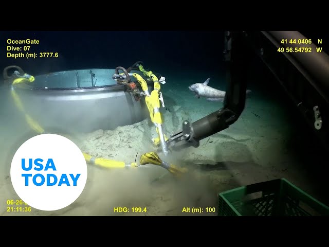 Robotic arms salvage Titan submersible wreckage | USA TODAY