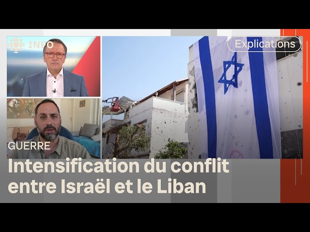 ⁣Le conflit s'intensifie entre Israël et le Liban | D'abord l'info