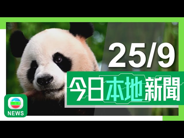 香港無綫｜港澳新聞｜2024年9月25日｜港澳｜四川歡送大熊貓安安可可來港 專家指明年有機會嘗試繁殖｜新一期居屋今起派發申請表 「樓王」啟德啟盈苑平均呎價9230元｜TVB News