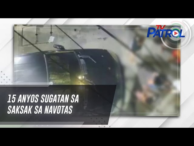 ⁣15 anyos sugatan sa saksak sa Navotas | TV Patrol