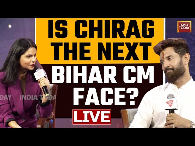 ⁣Chirag Paswan LIVE: Chirag Opens Up On Being Next Bihar CM Face & Caste Census | India Today LIV