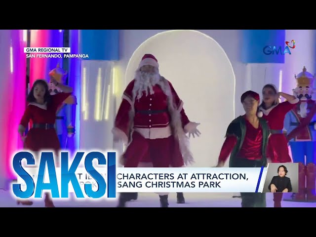 ⁣Iba't ibang characters at attraction, tampok sa isang Christmas park | Saksi