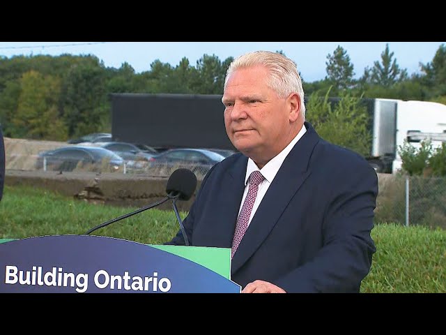 ⁣'It is a yes or no question': Ford and reporter spar over possibility of an early election