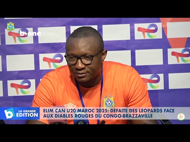 ⁣ELIM CAN U20 MAROC 2025 : Défaite des Leopards face aux diables rouges du Congo Brazzaville