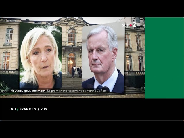 ⁣VU du 25/09/24 : Le Pen recadre Barnier