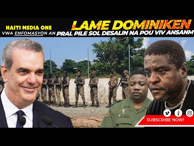 ⁣Solda dominiken pral debake an ayiti pou konbat gang yo, yon ameriken te gentan devwale konplo a