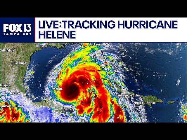 ⁣LIVE: Tracking Hurricane Helene