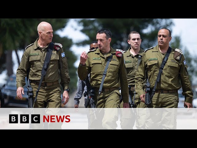 ⁣Israel army chief tells troops Lebanon strikes are preparing ground for attack | BBC News