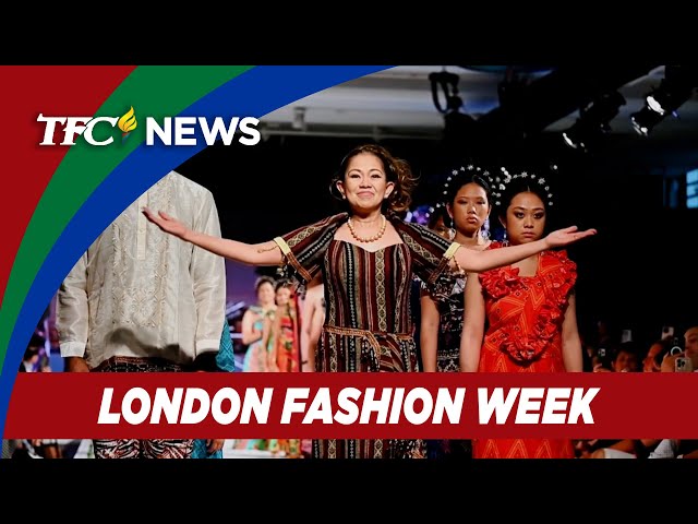 ⁣Mga disenyo at materyal na gawang Pinoy inirampa sa London Fashion Week | TFC News London