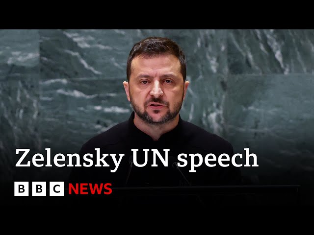 ⁣Zelensky says Putin is planning nuclear plant attacks | BBC News