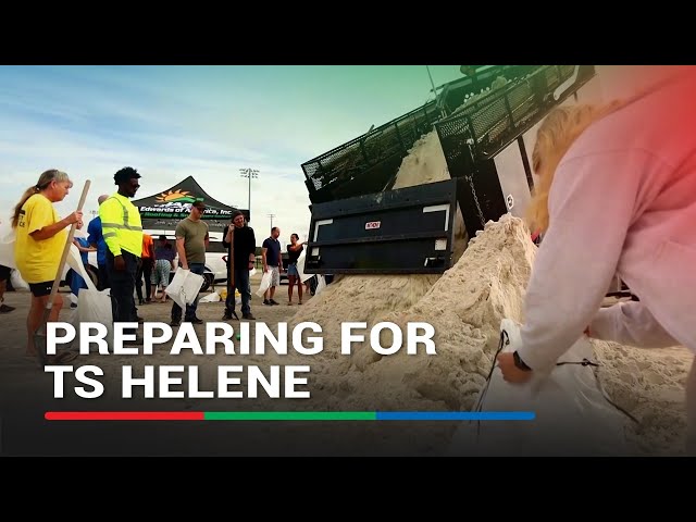 ⁣Floridians fill sandbags ahead of Tropical Storm Helene | ABS-CBN News