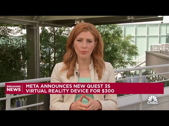 ⁣Meta unveils cheaper $299 Quest 3S VR headset