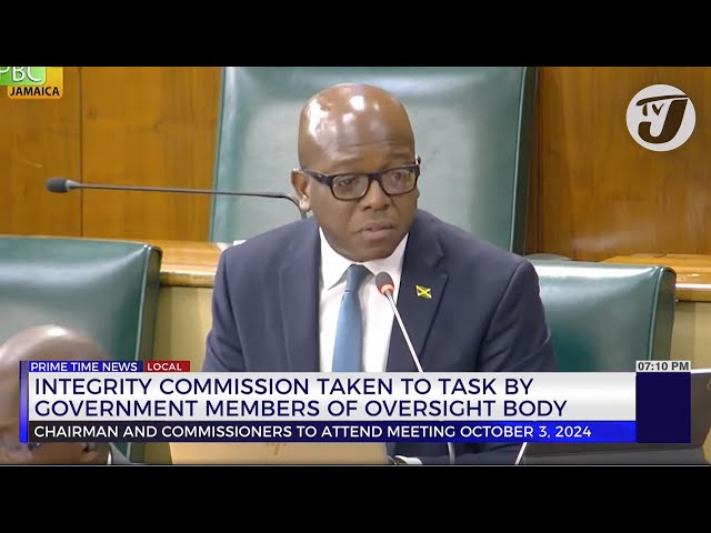 ⁣Integrity Commission Taken to Task by Gov't Members of Oversight Body | TVJ News