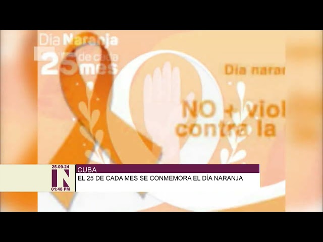 ⁣Cuba: Celebran Día Naranja: jornada vs discriminación de género